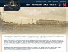 Tablet Screenshot of haymarketpark.com